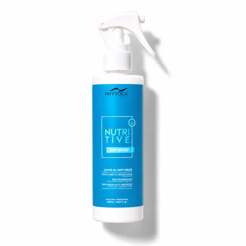 Phytoca Nutritive Leave-In Conditioner Spray - Shea-Infused Gentle Haircare, Amino Acid, Fast Detangling, Anti-Frizz Control, Hydrating Repair for Damaged Hair, Daily Hair Formula (8.62 Fl Oz Bottle, Day/Night Use)
