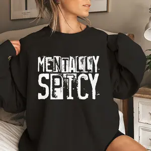 Women's Sweatshirt Casual Print Long Sleeve Round Neck Pullover for Daily Wear, Ladies Clothing Fall & Winter Fashion Unisex Sweatshirts