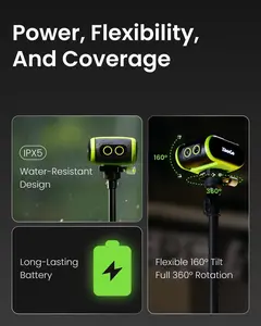 All-in-One AI Action Camera, 4K Auto Tracking Sport Camera for Soccer, Basketball & Football, Dual-Lens Team Sports Recorder with Live Streaming, No Subscription Required (Edge Green)
