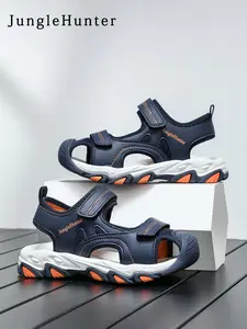 Sporty Sandals, Open-Toe Design, Suitable for Boys & Girls, Lightweight Comfortable, Ideal for Daily Wear & Outdoor Activities, Casual Outdoor Sandals