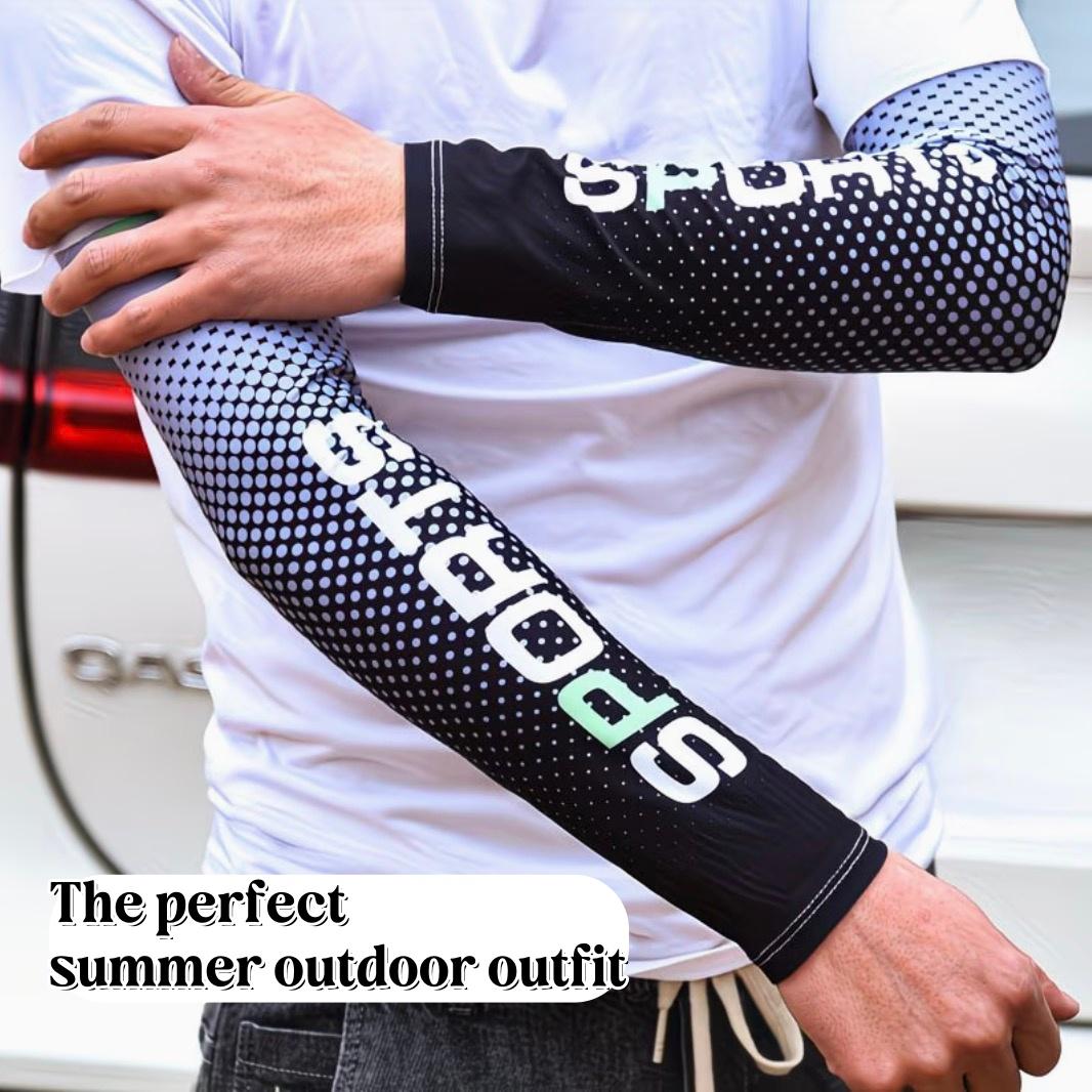 5 Pairs Cooling UV Arm Sleeves – Lightweight, Breathable, Comfortable, Sweat-Resistant, Soft & Stretchy, Perfect for Sun Protection, Outdoor Sports, Travel, Hiking, Running, Cycling and Summer Fun