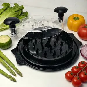 【Upgrade】Large Chicken Breast Shredder Tool, Visible Lid Meat Cutter,Food-Grade PP+PC Chicken Shredded Device with Anti-Slip Strip, Ergonomic Handle, BPA Free, Perfect Utensils for Pork,Beef,Chicken,Kitchen Gadgets,Vegetable Slicer Grill,desmenuzador