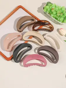 Solid Color Hair Claw, Casual Versatile Hair Accessories for Women, Minimalist Headwear Suitable for Thick Hair, Fashion Hair Accessories for Party, Daily Clothing Decor