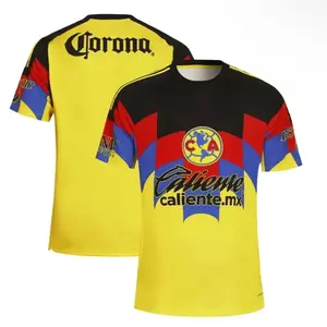 Mexico America Fan Jersey T-Shirt, Blue Colorblock Short Sleeve Tee, Lightweight Sporty Fit Shirt, Football Fan Apparel Unisex