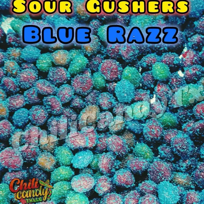 Sour Blue Razz Gush Candy - Sweet and Sour Candy Snack Multiple Sizes Viral  Fan Favorite Flavor - TikTok Shop