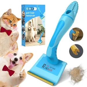 6IN1Pet Hair Remover Tool,Reusable Animal Fur Removal Tool,Pet Hair Remover Broo