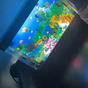 led desk lamp Fake Fish Tank Lamp Ocean Aquarium Decorative Lamp Artificial Tropical Aquarium Lights Motion Lamp Nostalgic 2000s Jellyfish Dolphin Halloween lamp Halloween GiftsAquarium Lamp