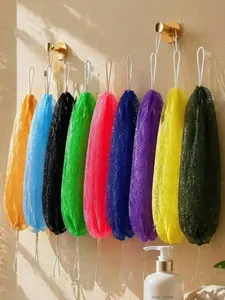 African Exfoliating Net Sponge, Hygienic Body Scrubber for Smooth Skin, Quick-Drying Personal Care Bath Accessories