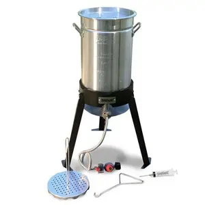 Barbour International  30 qt. Bayou Classic Aluminum Turkey Fryer Kit