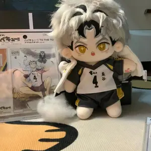 Stuffed AnimeCotton Plush Doll COS Haikyuu!! Akaashi Keiji Bukuto Kotaro 20cm Dress-up Cute Doll Gift For Girls Kids