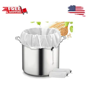 Brew Bags, 2 Pack Extra Large Reusable Straining Bag, 26"x22"