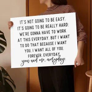 The Notebook Quote Farmhouse Sign Love Quotes Master Bedroom Poster Farmhouse Home Decor Romantic Quote Signs Artistic Photo Decoration Wall 08*12 12*18 16*24 20*30 24*36 Inches Framed Unframed Options