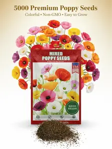 Poppy Seeds Mix - Over 5000+ Wildflower Seeds