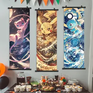 1/3 Counts/set Canvas Hanging Painting, Dream Cute Cartoon Pet, Interesting Poster, Perfect Living Room Decor, Fashion Home Posters, Office, Room, Bedroom Decor, Pattern Wall Art, High Definition, Waterproof, Print, Canvas Prints, Artwork