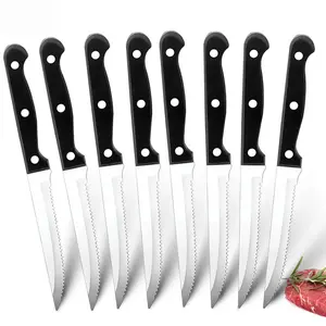 4/6/8 Piece Set Steak Knife Set, Serrated Steak Knives, High-End Bread Knives for Home Gatherings, BPA-Free Western Dining Cutlery, Elegant Dinnerware Kit