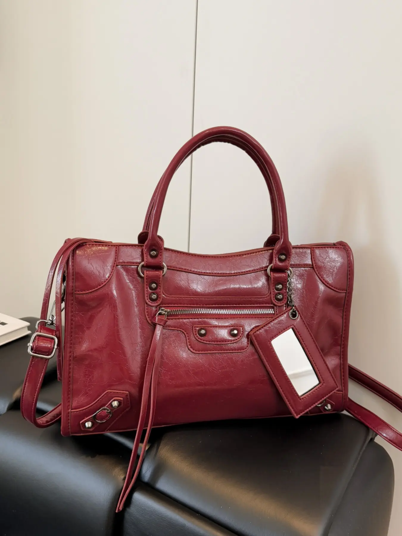 Women's Solid Color Multi-pocket Metal Buckle Design Shoulder Bag, Fashionable Pu Leather Commuter Crossbody Bag for Daily Used, Casual Trendy Versatile High-quality Daily Commuting Bag, Casual Trendy Purses, Fashionable Bags
