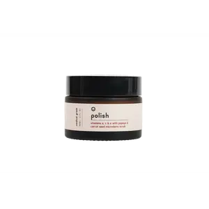 Polish - Vitamins A, C, & E With Papaya & Carrot Seed Microderm Scrub (60ml) Skincare facial scrub skin clean
