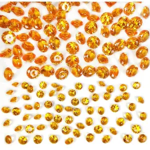 720 count Mix 20mm,10mm Orange    Sparkling   Rhinestones Jewel for Vase Fillers,Table Reception Confetti,Crafts