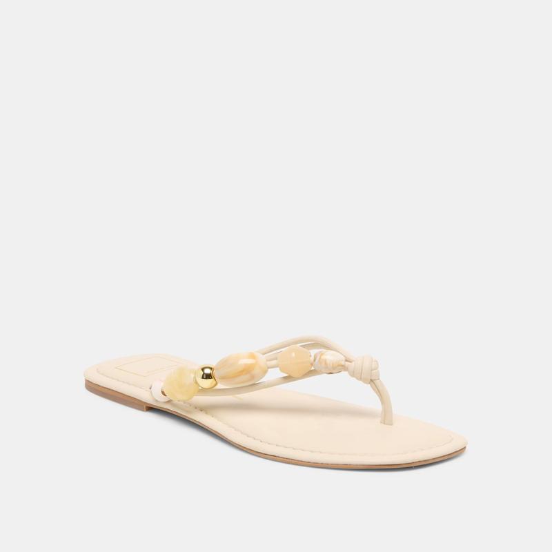 Dolce Vita CELY SANDALS IVORY LEATHER