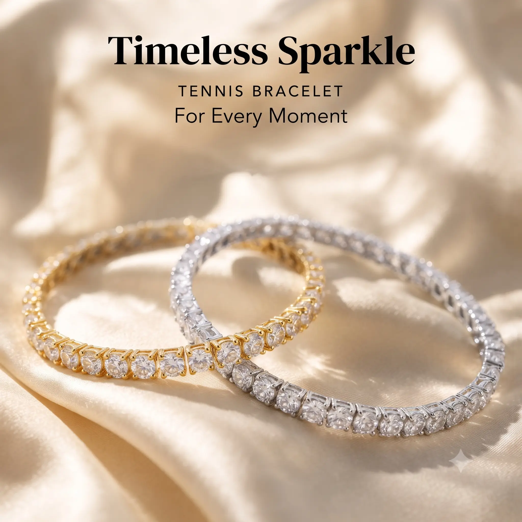 Women’s Sparkling Tennis Bracelet, Crystal Stone Bracelet with Classic Elegant Design, Fashion Jewelry Accessories for Daily Wear, Date Night, Wedding, Party and Holiday Gifts