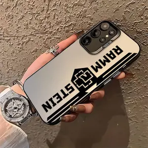 Combination R-Rammsteines Protective Phone Case Suitable for Samsung Galaxy Smartphone S26 S25 S24 A37 A57 A17 A07 A56 A26 A36 A55 A35 A06 A16 A05 A14 A24 A34 A54 A15 A05s A04e A25 S23 S22 S21 S20 FE Ultra Plus Edge 4G 5G Anti Fall Matte Back Cover