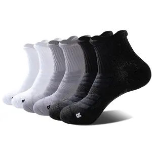 NEXFORMX Men's Performance Cushion Ankle Socks 3 Pack Terry Sole with Extra Thick Cushioning, Breathable and Comfortable Fit for Sports