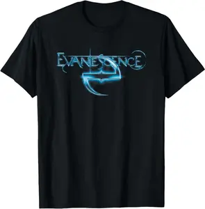 Evanescence – Blue Glow Logo T-Shirt