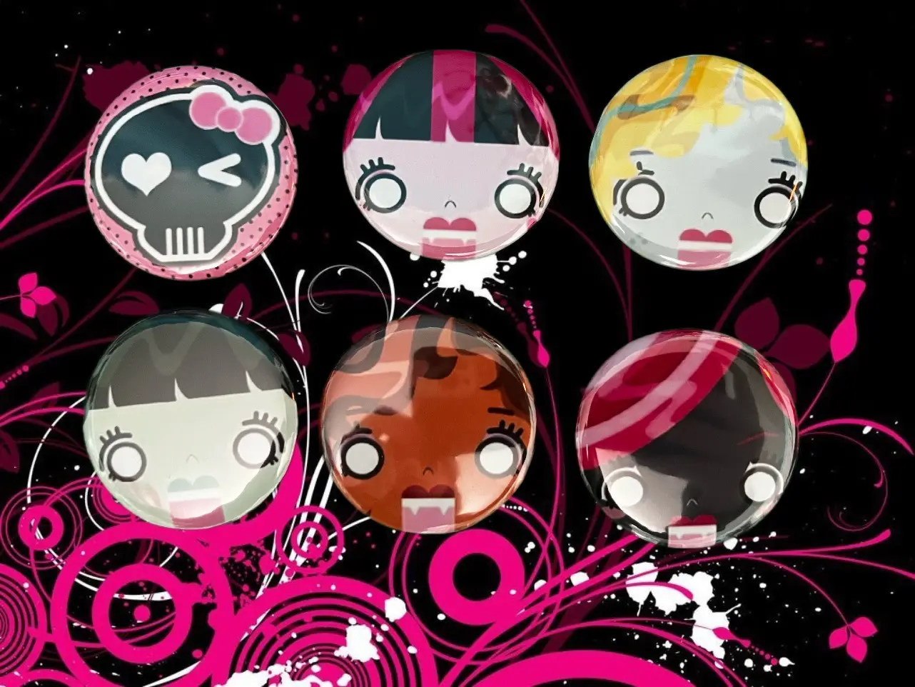 2000s Monster High pins ⋆˚꩜｡