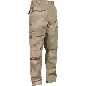 Tri Color Desert Camo Rip Stop SWAT Cloth 65/35 BDU Pants Fatigues