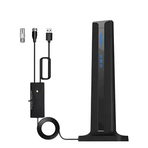 HWU TV Antenna for Smart TV Indoor for Local ChannelsHD Digital Antenna Outdoor Long Range Reception with Amplifier Signal Booster