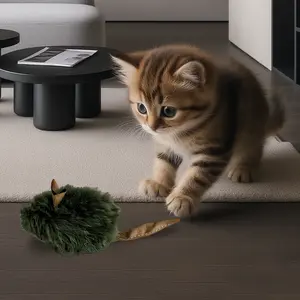 Smart Sensor Simulated Sound Mouse Plush Toy for Cats