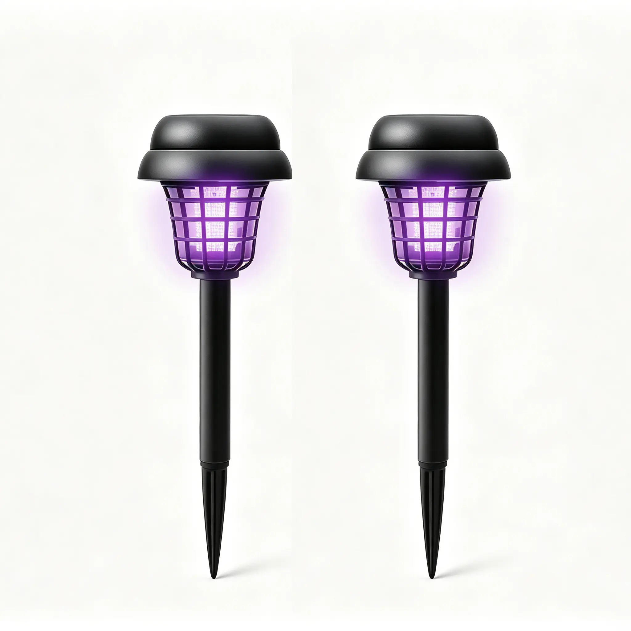 Solar-Powered Garden Light & Outdoor Waterproof Bug Zapper, Insect Killer for Patio, Lawn
