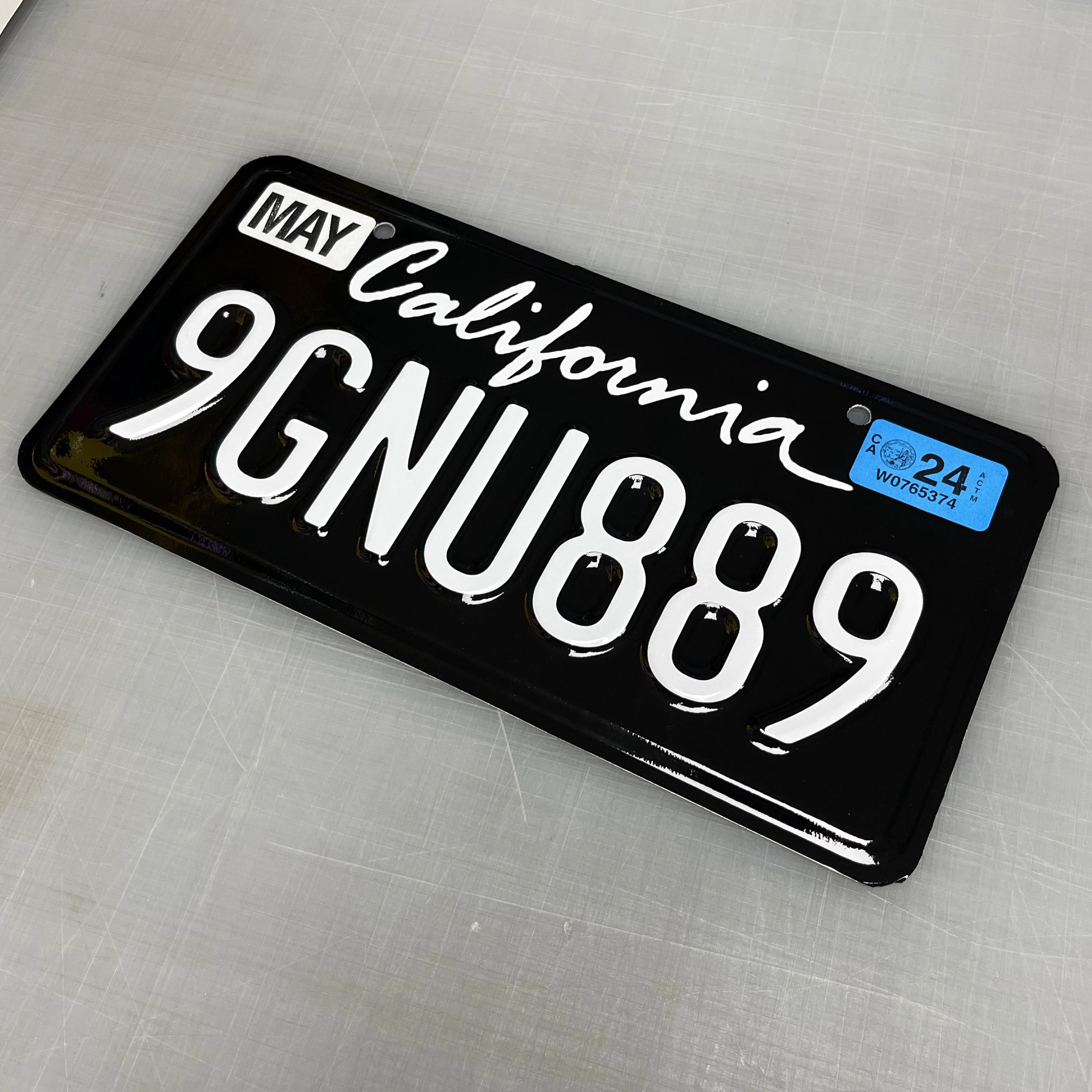 California License Plate Wrap California License Plate Wrap