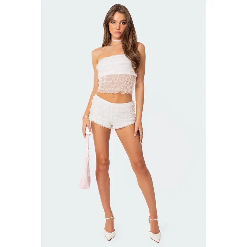 Julianna Ruffle Shorts