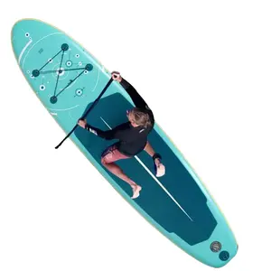 5.9inches Thick Inflatable SUP for All Skill Levels Stand Up Paddle Board,Paddle,Pump,ISUP Travel Backpack, Leash,Shoulder Strap,Youth,Adult Inflatable Paddle Board