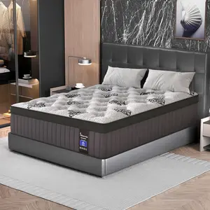 Strong Support Hybrid Mattress | Pocket Spring Bed for Back Pain Relief, Deep Sleep, Pressure Relief & Spine Support | Luxury Firm Mattress for Comfortable Sleep
