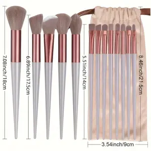 13pcs Professional Makeup Brush Set Soft Fur Beauty Eye Shadow Foundation Blush Cosmetic Brushes