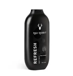 Mad Rabbit Refresh Body Wash - Tattoo Aftercare, Cleansing Ingredients Made For All Skin Types, Gentle, Anti-Aging & Hydrating Formula (16oz)