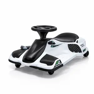 24V Electric Go Kart, 7.5/8.1mph, Drifting Car Battery Powered Ride on Toy with Slow Start, Music, Horn, for 6-12 Years Old