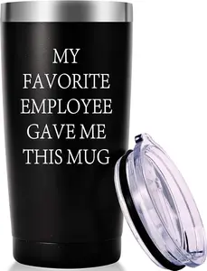 My Favorite Employee Gave Me This Travel Mug Tumbler.Boss Day Gifts Office Gifts.Moving Appreciation Retirement Birthday Christmas Gifts For Men Women Boss Boss Lady 20 OZ Stainless Steel Tumbler