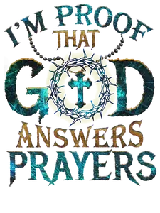 God Answer Prayser UV-DTF Sticker/decal