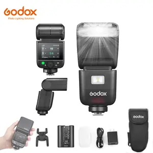 Godox V480 S V480-S TTL Flash for Sony Cameras, GN50 1/8000 HSS, 650 Full Power Flash, 1.7s Recycle Time, 2.4G Wireless, Built-in Modeling Light, 7.2V/2200mAh Li-ion Battery Touchscreen Speedlight