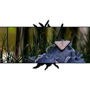 Support Growth - Wooden Keychain