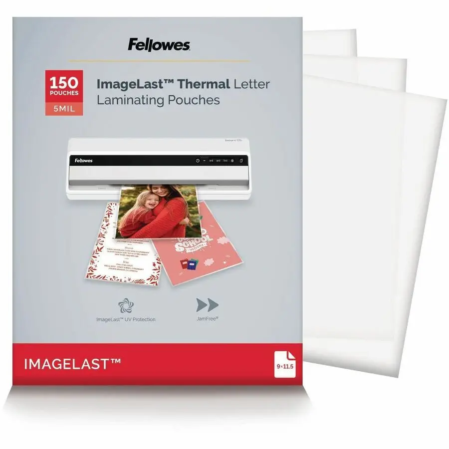 Fellowes ImageLast Letter 5mil Laminating Pouches - 150 Pack