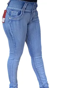 Women's Skinny Tiro Alto Jeans