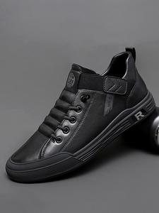 men's fashionable low top sneakers, casual comfortable breathable sports shoes, male all-match round toe shoes for daily wear