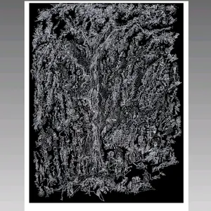 Michael Alan Alien "Manifestation Tree" 8.5”x11” fine art print