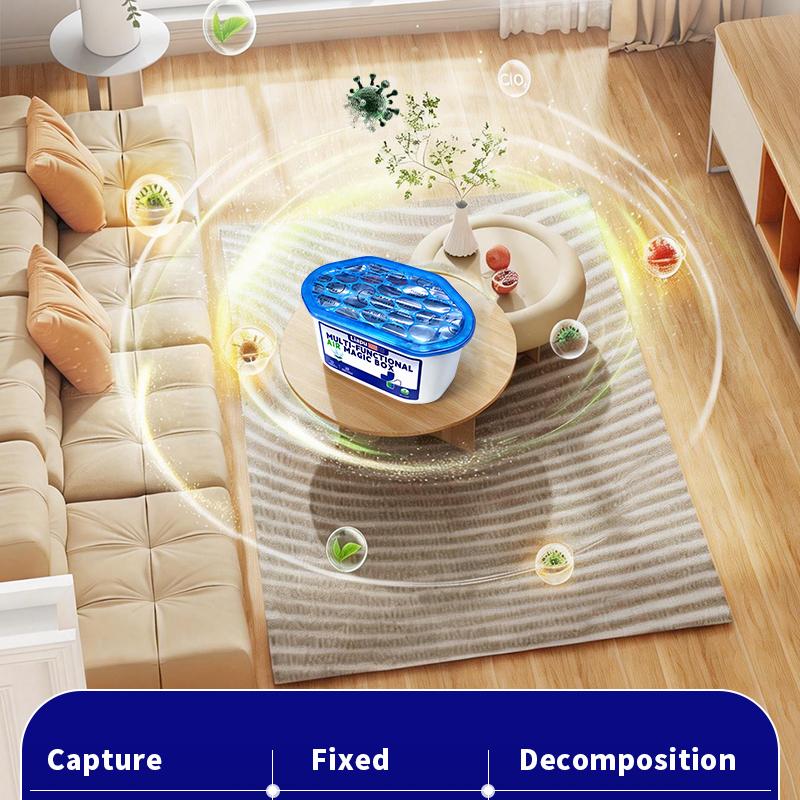 Liapu Air Purifying Box - Multi-Functional Odor Eliminator with Wide Coverage, Perfect for Removing Smells in Home, Office, and Car Interiors, No Trace Formula