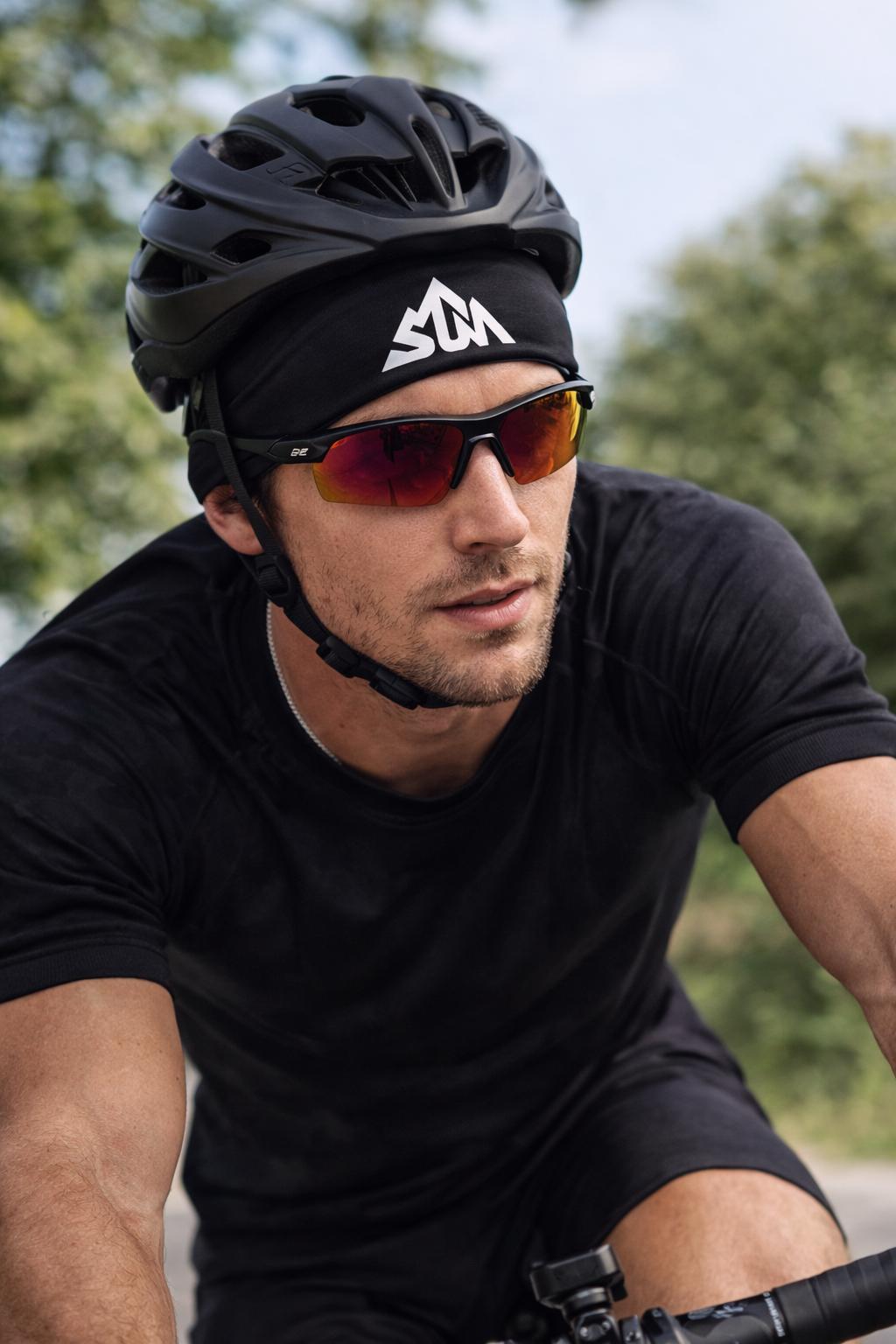 2 Pack Cooling Skull Cap, Breathable Sweat Wicking Helmet Liner for Men,2026Summer Lightweight Athletic Head Wrap for Cycling & Daily Wear