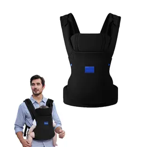 Baby Carrier Newborn to Toddler,Newborn Carrier(7-25lbs) with Head Support, Cozy Baby Wrap Carrier, with Hook&Loop for Easily Adjustable